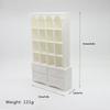 Dollhouse Mini Furniture Scene Model Miniature Retro Bookcase Mini Storage Display Cabinet Bookcase Toy Doll House Accessories