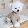 Pluszowy Miś Zwierzę Czteronożne Ubranka Podkoszulek Ubranka dla Szczeniaka Nowy Wiosenny Kombinezon Płaszcz Mały Pies