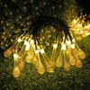 Water Droplets Solar String Lights Waterproof Outdoor 6M 30LED Solar Garland Lamp Decoration Christmas Wedding Party Garden