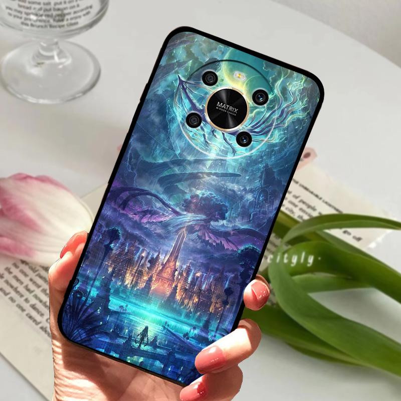For Honor Magic4 Lite 5G Case ANY-LX1 LX2 LX3 Silicone TPU Soft Phone Cover For Honor Magic 4 Lite Bumper Fundas Fashion Luxury