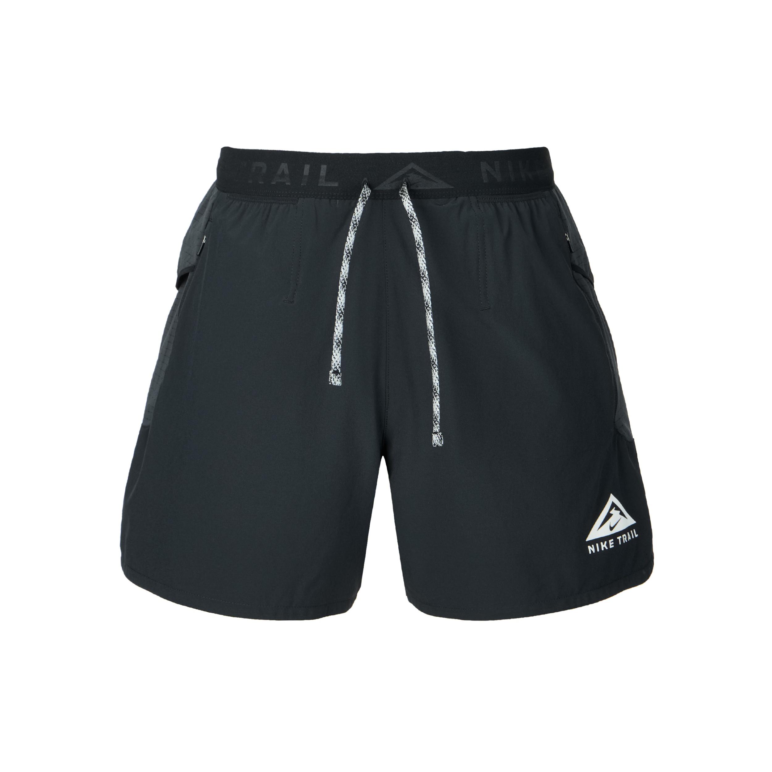 Nike Dri-FIT 13cm Brief-Lined Trail Shorts Black Men s DV9312-010 XL