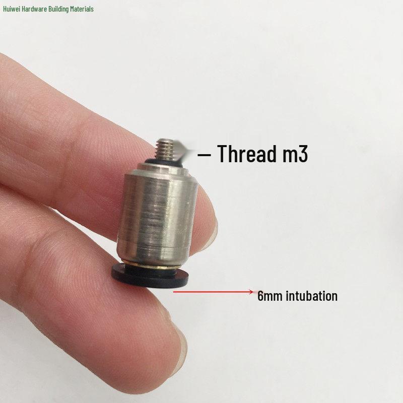 Pneumatic Mini Push-in Connector Set: PC4/6-M5, POC3-M5/4-M6, PL4-M3 Elbow