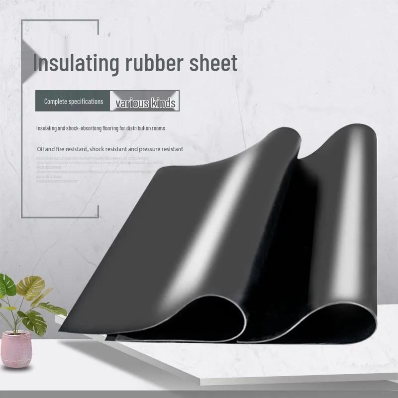 High Voltage Insulating Rubber Mat 1m x 1m (1mm thick)