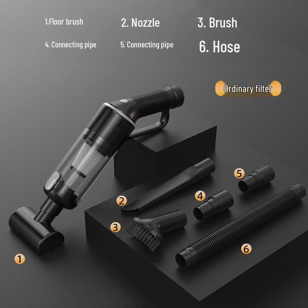 

High-Power Portable Wireless Vacuum Cleaner – Handheld, Rechargeable, Ideal for Cars, Homes & Pet Hair Removal