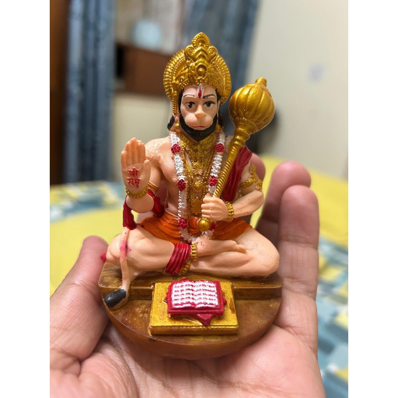 

Hanuman Ji Murti for Car Dashboard, Hanuman Idol for Pooja, Hanuman ji Idol for car Dashboard, Balaji Murti, Protection