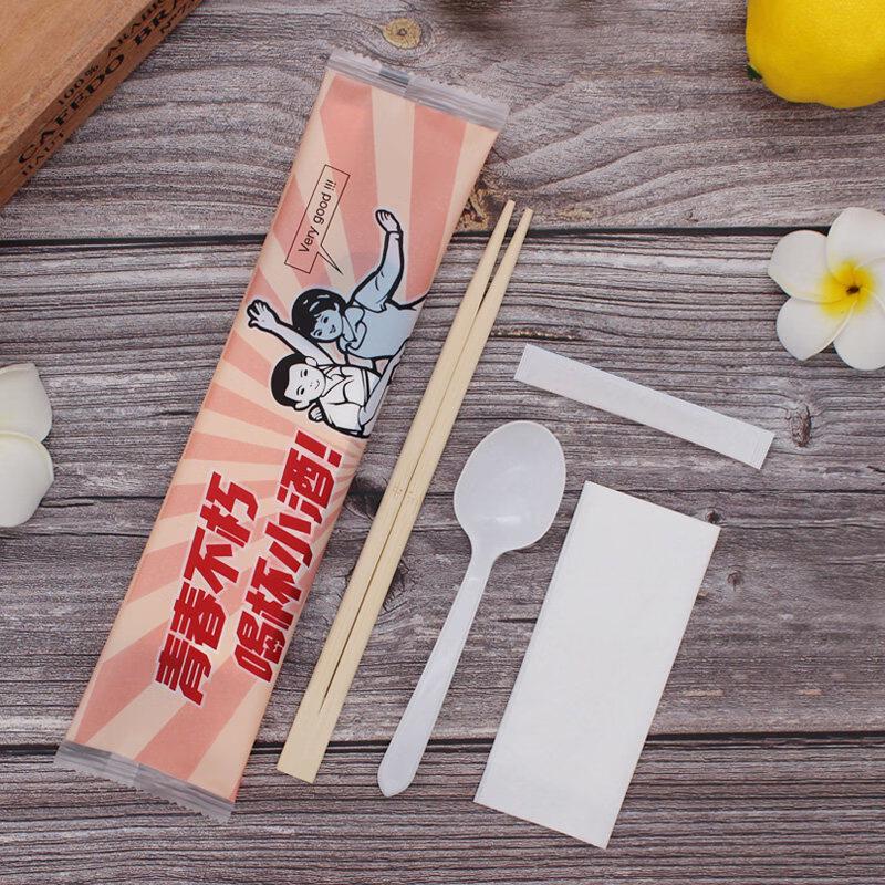 

Zhu Chuang Jing Pin Disposable Bamboo Chopsticks Set