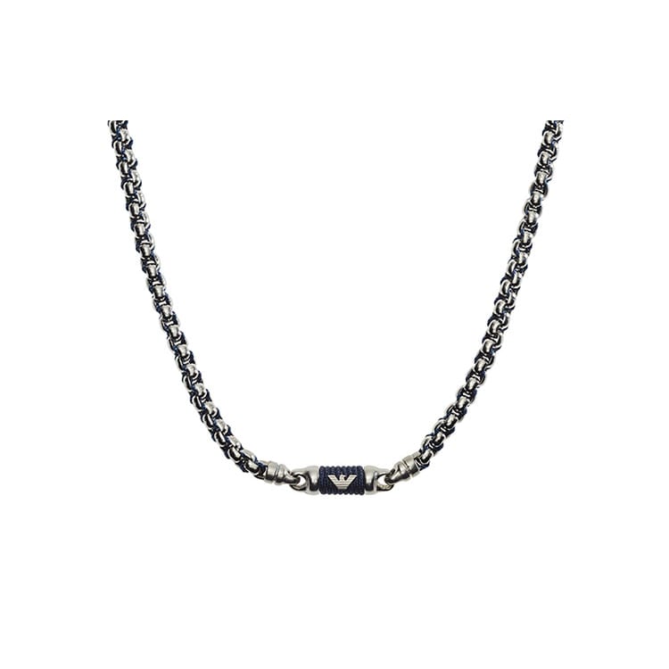 EMPORIO ARMANI Stainless Steel Necklaces Men's Black EGS2605040