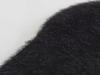 2023 Winter Black Faux Fur Round Neck Knit Sweater Jacket for Women