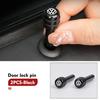 4pcs Car Truck Aluminum Door Lock Knob Pull Pins Auto For Volkswagen VW Passat Golf 4 5 6 Tiguan Polo Scirocco Jetta CCOJ1