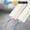 1Pcs 1/3 Meter PVC Self-Adhesive Wire Protection Strip Cable Cover Protector Wear Resistant Wall And Floor Wire Organizer
