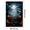 Large Size Halloween Curtain Hanging Design Horror Hanging Cloth  Festival Supplies