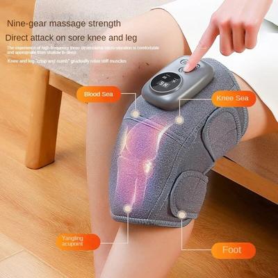Vibrationsbeheiztes Knie-Massagegerät, Schulterstütze, 3-in-1, beheizte Knie-Ellenbogen-Schulterstütze, 3 einstellbare Vibrations-Heizmodi
