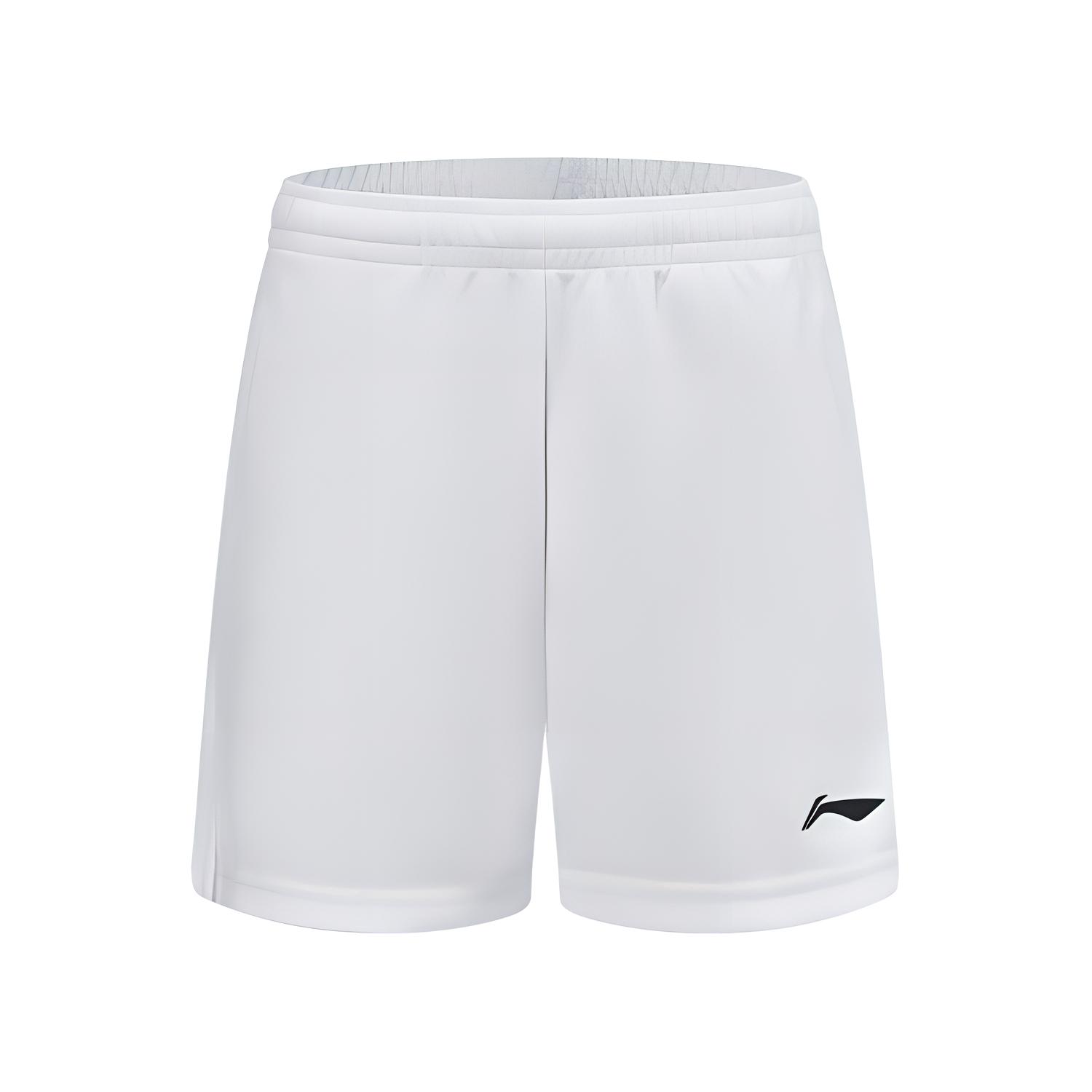 

Li-Ning Simple Comfortable Soft Quick-Dry Sports Elastic Waist Five-Point Casual Shorts Women shorts White AAPU136-2 S