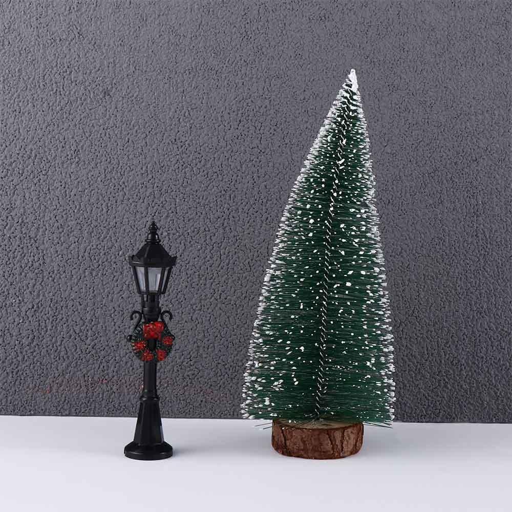 Bonsai Ornaments Road Light Streetlight Figurine Christmas Miniatures Street Lamp Micro Landscape