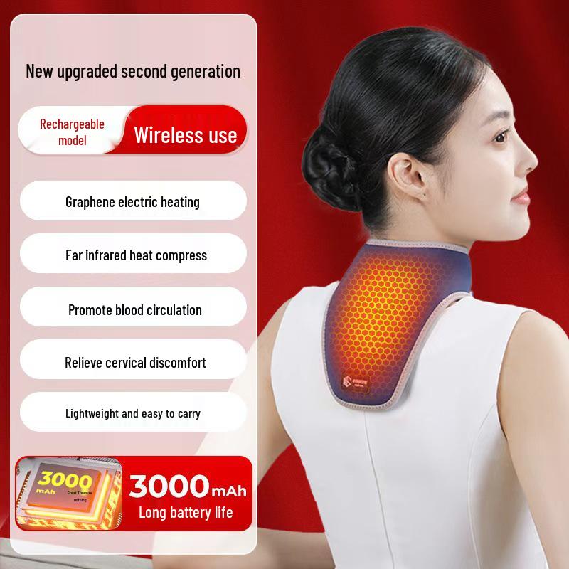 

Graphene Neck & Shoulder Heating Wrap - Cervical Spine Support & Warmth
