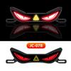Devil's Eye Universal Motorcycle License Plate Light – Anti-Tailgating Dynamic Expression