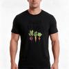 Powered By Plants Tshirt Summer Casual Cotton Tee Oversized Streetwear Tops Vintage Graphic Print Loose Fit Short Sleeve