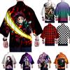 Demon Anime Slayer Kimetsu No Yaiba Cosplay Loose Haori Kimono Robes Coat Tops