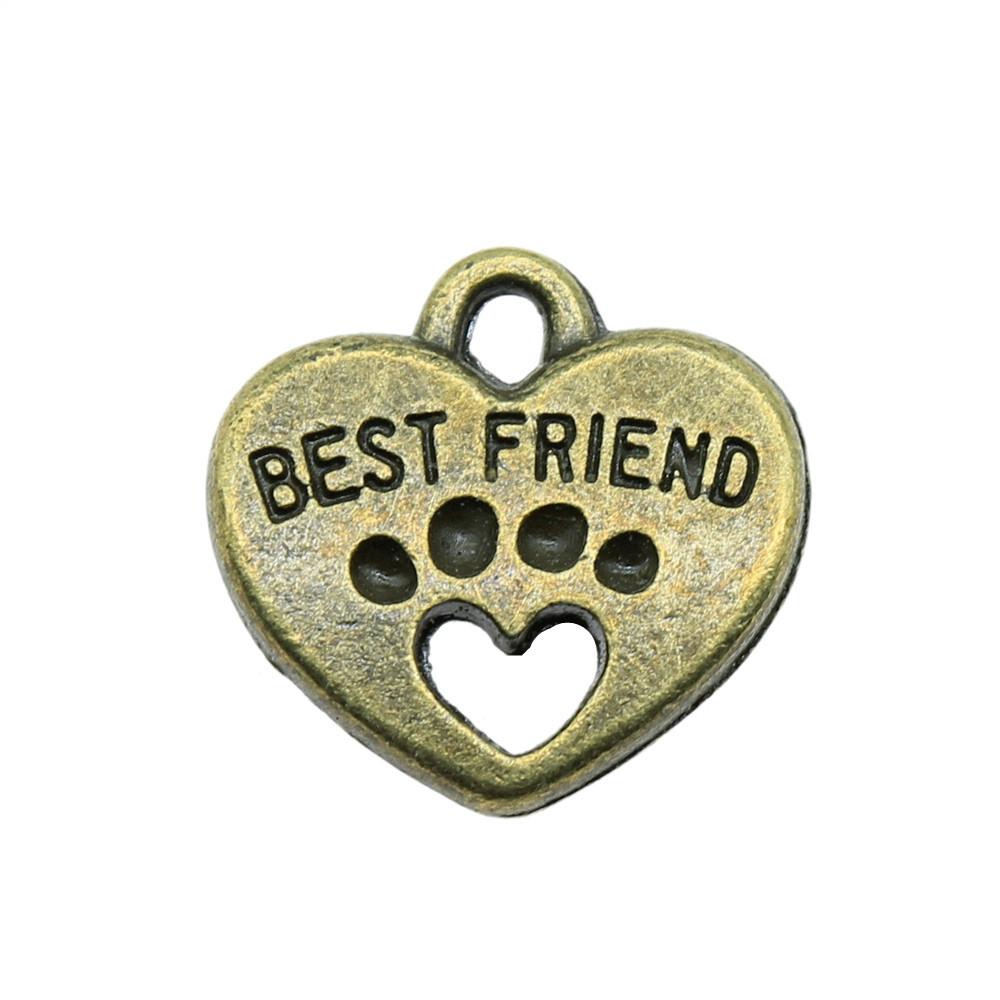 Alloy Dog Paws Charms Bear Paws Pendants For Jewelry Making Dog Themed Accessories