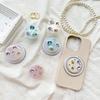 Mobile Phone Airbag Bracket Paste Type Magnetic Suction Retractable Rhinestone Gemstone Small Wind Fresh And Stable Support Niche