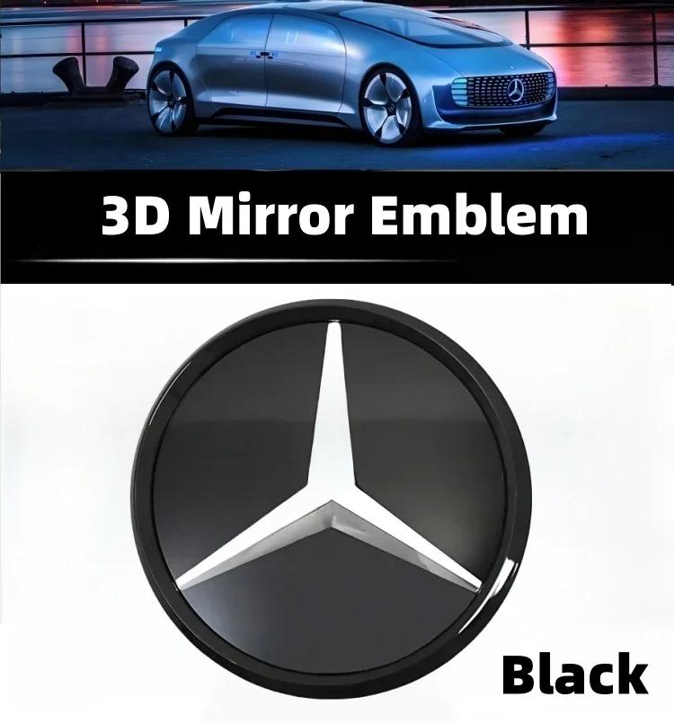 Car Front Logo Emblem Grille Badge For Mercedes Benz W156 W204 W205 W210 W211 W212 W213 C E Class GLA GLK ML GLC GLE Accessories
