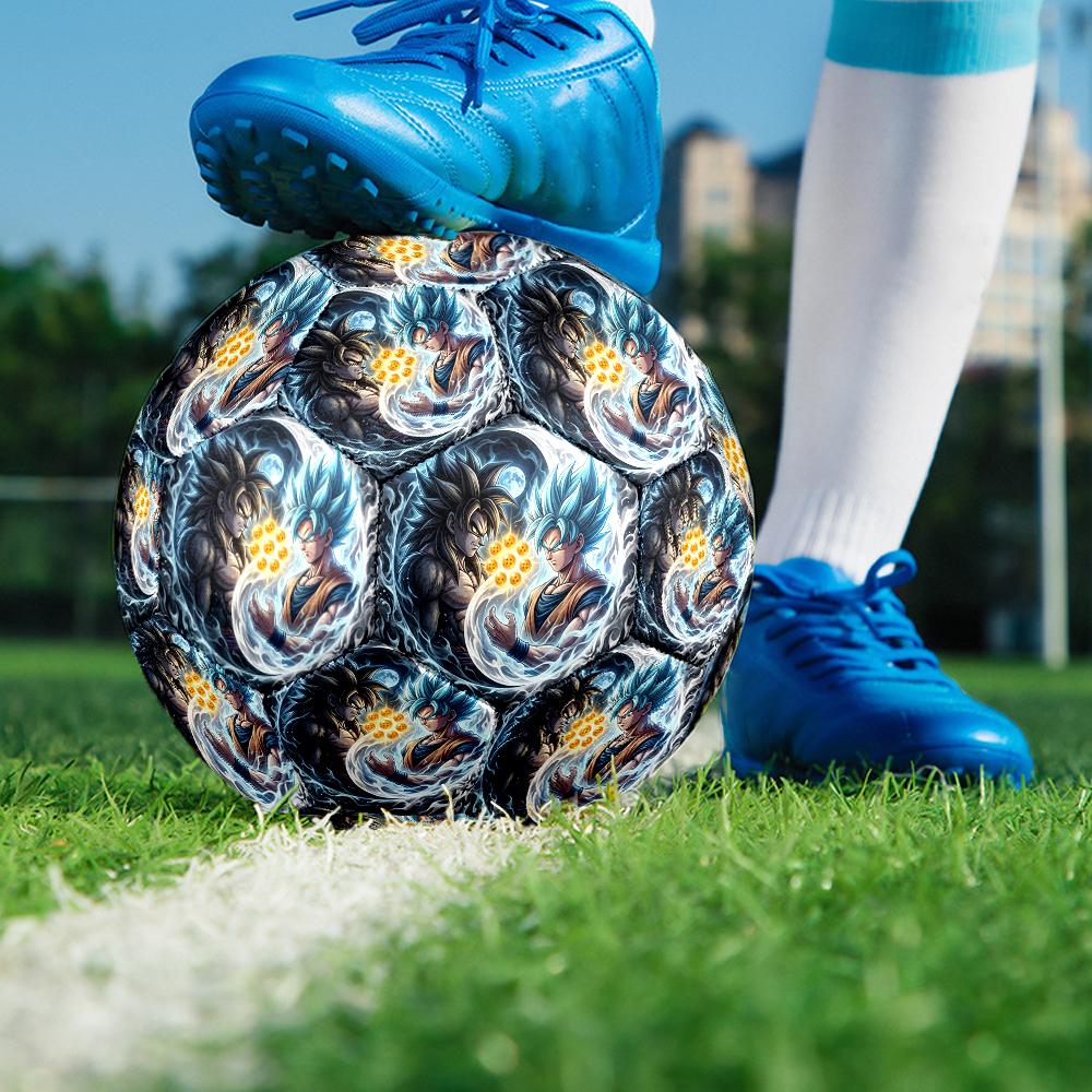1pc Dragon Ball Z Football Soccer Ball Size 5 Indoor Soccer Ball Fashion Colorful  Backyard Game -Great For Sports Fans Gift HE58