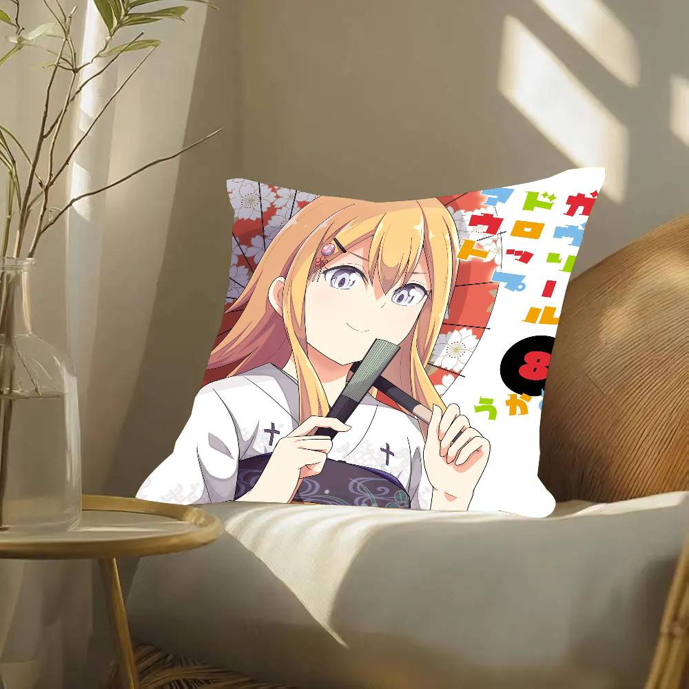 G-Gabriel Dropout Anime Pillow Case Fashion Square Pillowcase Bedroom Sofa Room Ins Decoration Leisure