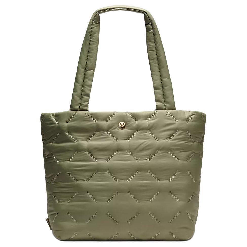 Lululemon Quilty Pleasures Tote Bag Women Tote Laurel-Leaf LW9FXRS-062214 Bay Leaf/BALF