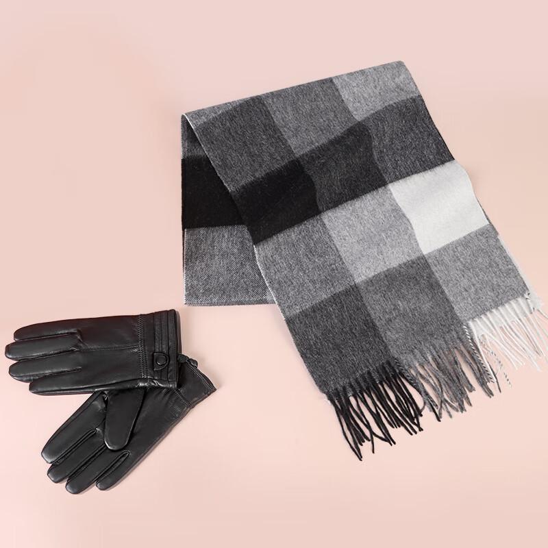 Aisiyalan Deluxe Scarf and Gloves Gift Set