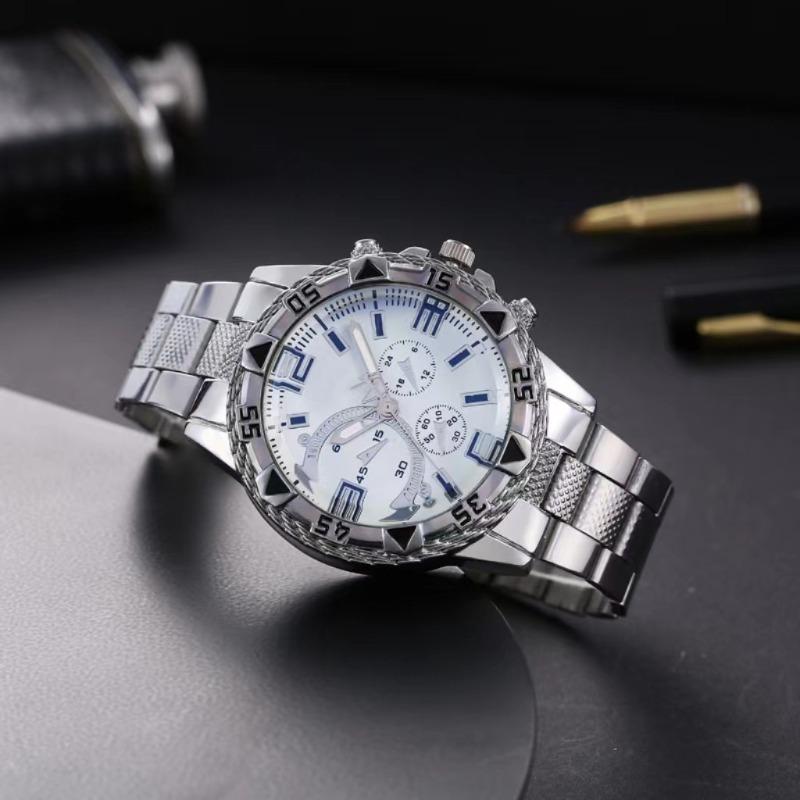 Men's Watch Men's Watch Steel Belt Casual Business Large Dial Quartz Watch Watch