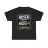 Busch Light Fishing Beer Graphic T Shirt Unisex Heavy Cotton Tee