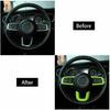 Steering Wheel Trim Cover Decoration for Jeep Wrangler 2018+ JL JT Accessories