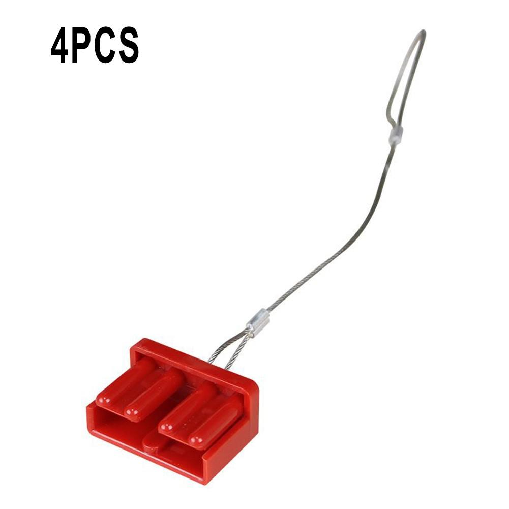4pcs Dust Cover Big Truck Cap Connector Dust Cap For 50AMP/120A/175A For Battery