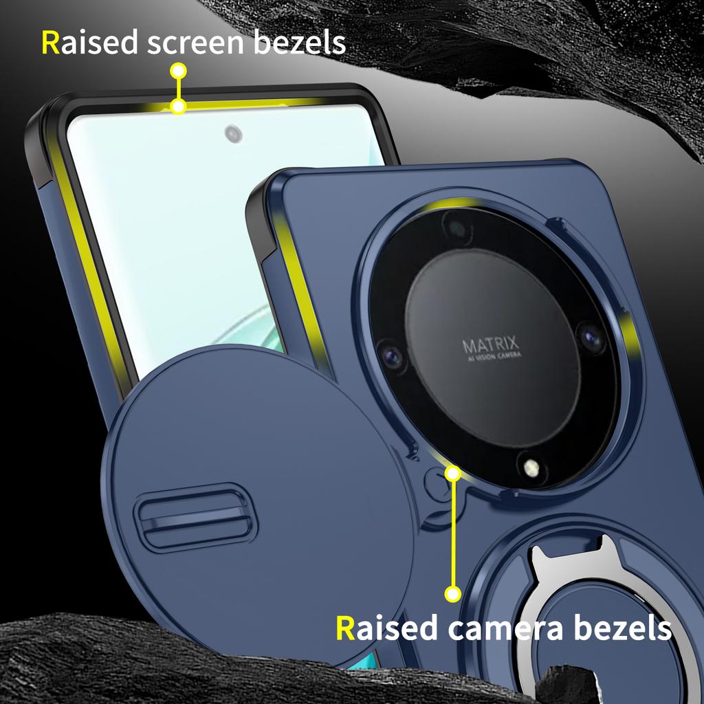 Starke Schützende Anti-Fingerabdruck Ringhülle für Honor X9a 5G X9c X60 Pro 400 Magic 7 5 Lite Magic7 Magic5 für Honor 400