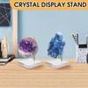 Round/Square Base Metal Arms Crystal Holder Soft Rubber Case Metal Mineral Rack  Shop