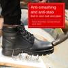 Labor Insurance Shoes, Smash-proof and Stab-proof Safety Shoes, Non-slip, Acid and Alkali-resistant Protective Warm Work Shoes