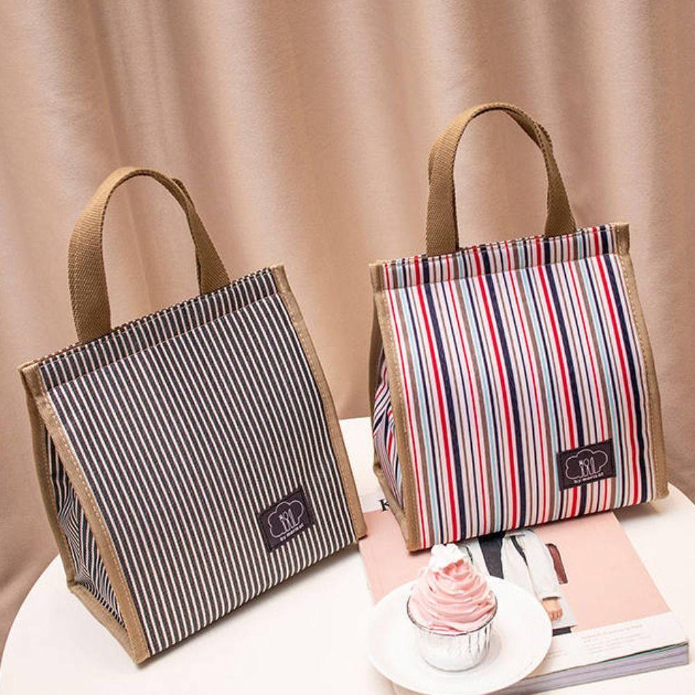 Large Capacity Insulated Thermal Lunch Bag Waterproof Storage Handbag Travel