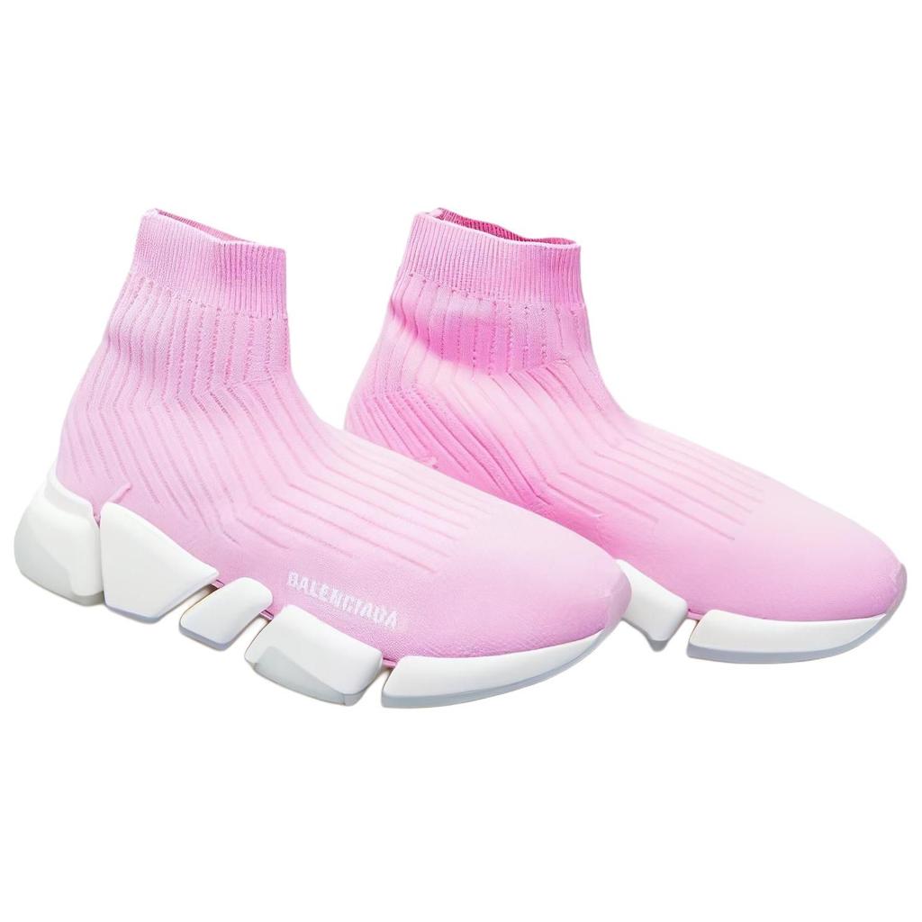 Balenciaga Speed 2.0 Trainers 'Rib Knit Pale Pink' Women's 654045W2D815691