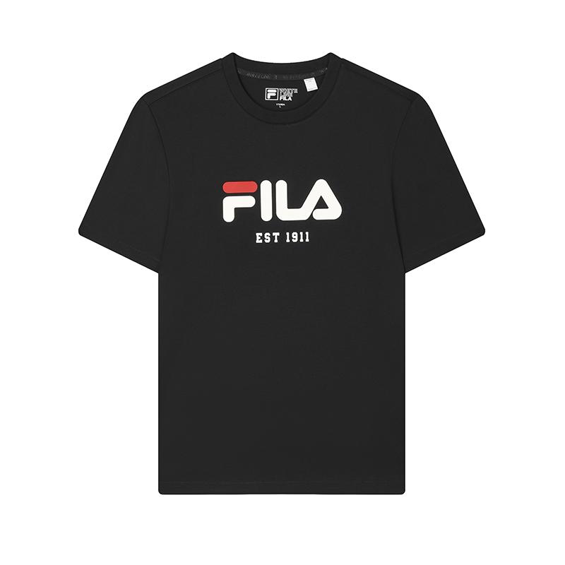 New FILA ORIGINALE T Shirt Men's Jet Black F51M519106FBK