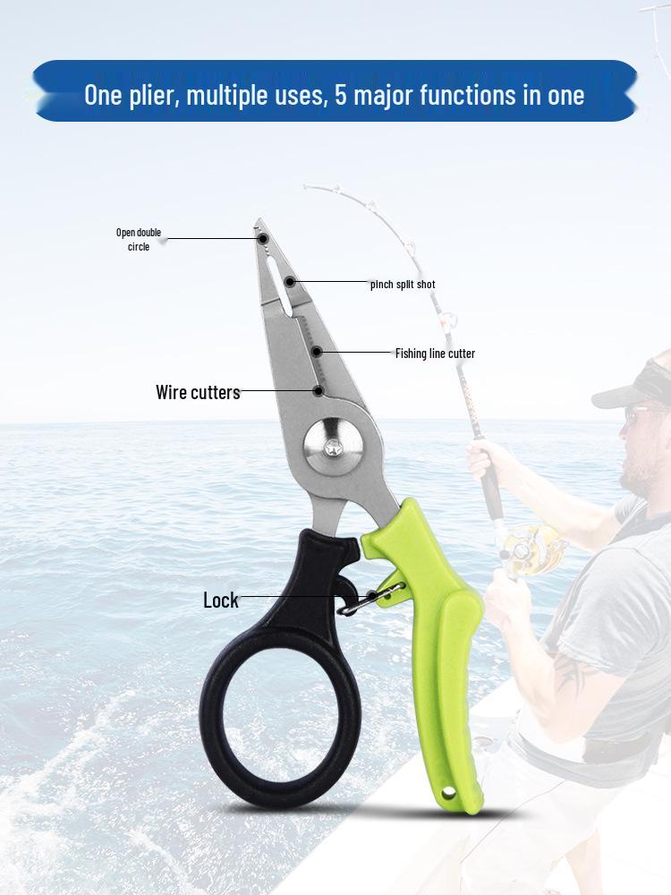 Multi-functional Fishing Scissors: Mini Portable Lure Pliers and Cutter Set