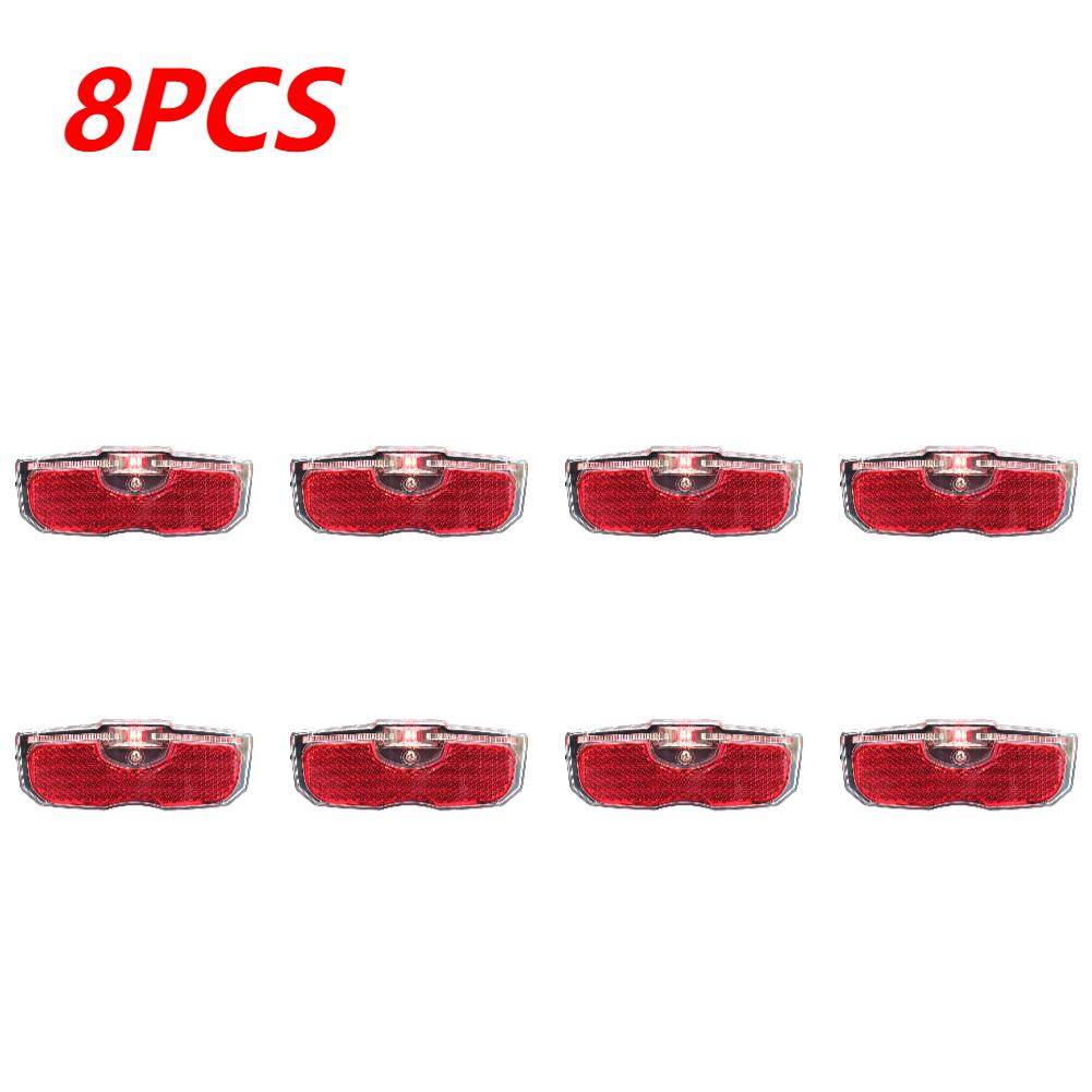 Bike Luggage Rack Light LED Mountain Bike Tail Light Waterproof Bicycle Rear Seat Reflective Taillight Night Ridding for Safety