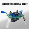 LED Breathing Light Photosensitive Sensor Mobile Robot Simulated Robot Toy Electronic Soldering H4S9