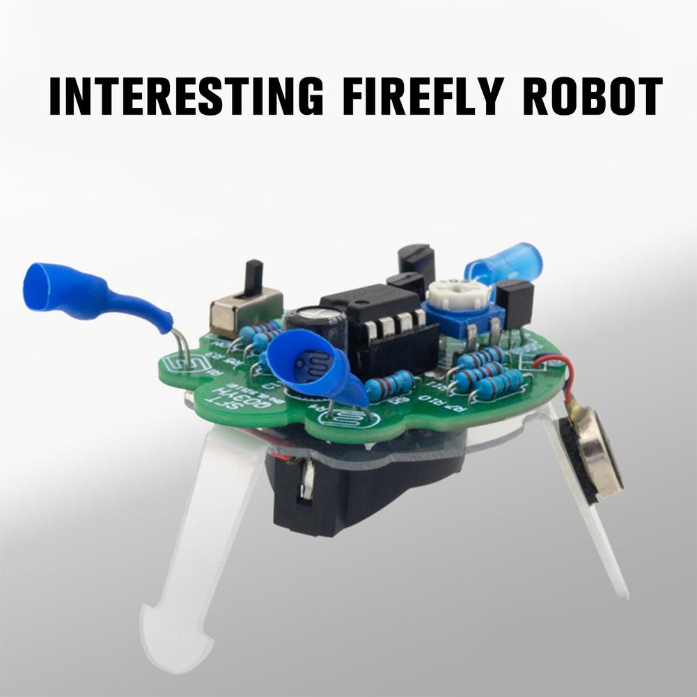 LED Breathing Light Photosensitive Sensor Mobile Robot Simulated Robot Toy Electronic Soldering H4S9