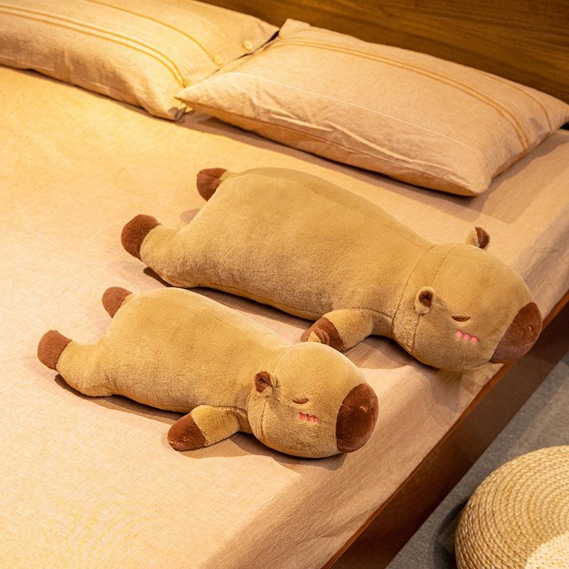 Cute Soft Capybara Throw Pillow Plush Toy Doll Capybara Doll Girl Sleeping Soothing Doll