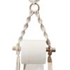 Nordic Style Bohemian Paper Towel Rack Bohemia Toilet Tissue Holder Hand-woven Paper Holder  Hotel
