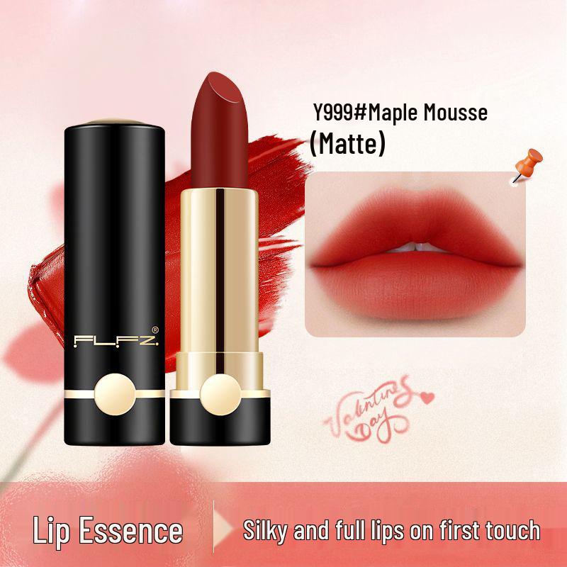 FLFZ Velvet Lipstick: Lightly Moisturizing, Long-lasting, Cup-resistant, Colorfast, and Adds a Whitening Touch.