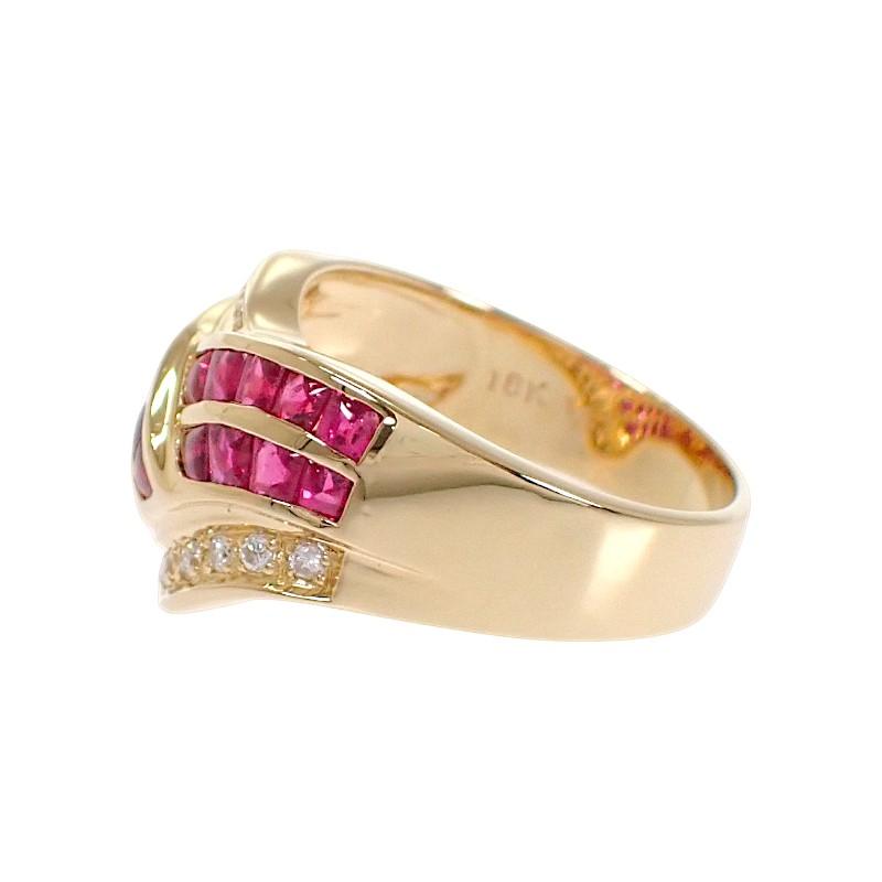 no brand  #13(JP Size) ring K18 yellow gold Women