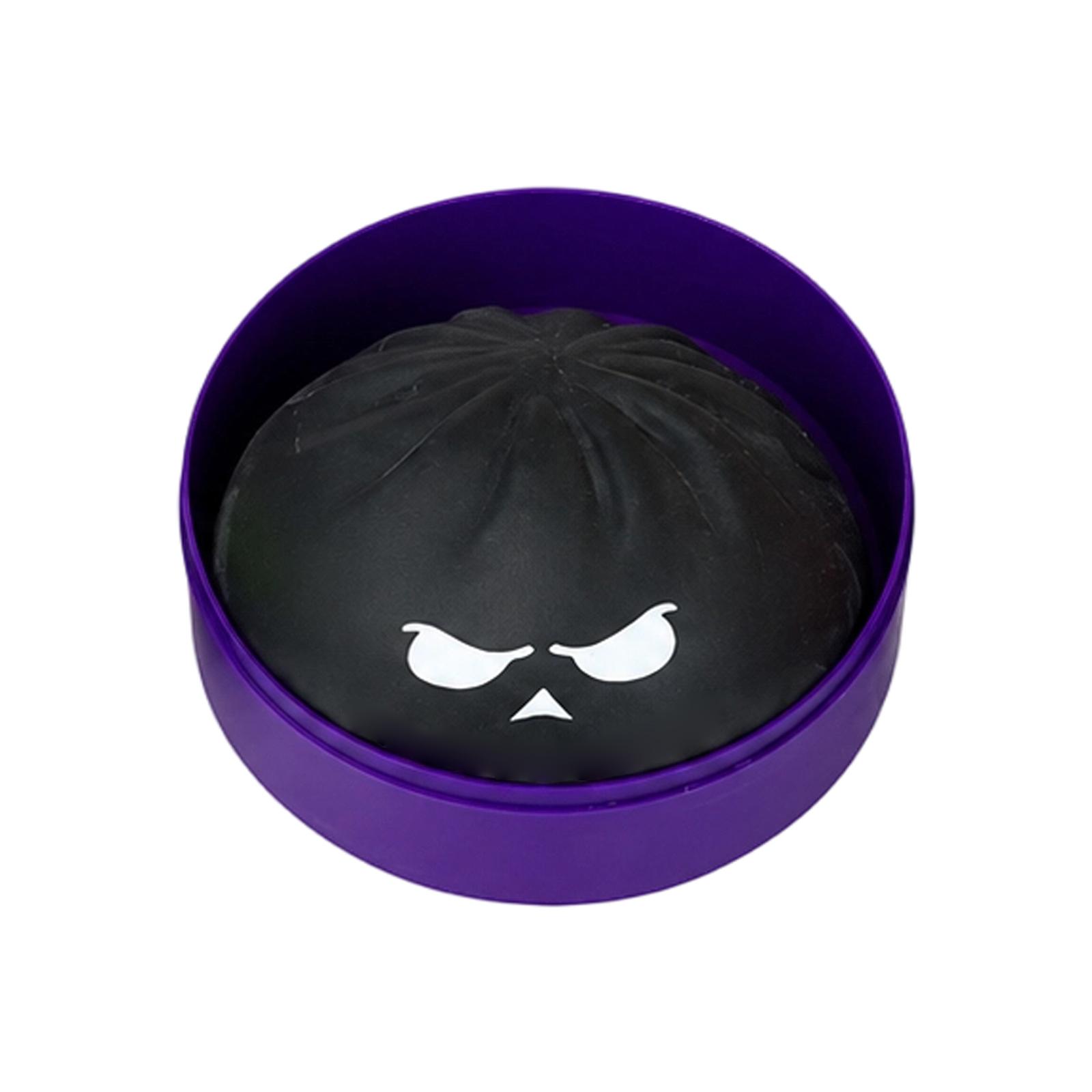 Halloween Purple Steamed Bun Toy Stress Sensory for Party Favors one size чёрный
