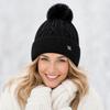 Warm Winter Hat Ear Protection Pompoms Hat Casual Crochet Women's Hat  Outdoor