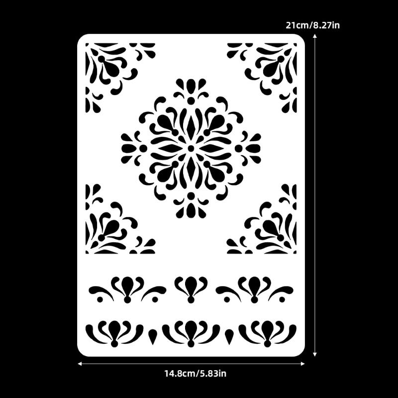 Diy Scrapbooking Reusable Bird Pattern Stencil Card Making & Crafts - Durable Plastic Spray Painting Templat